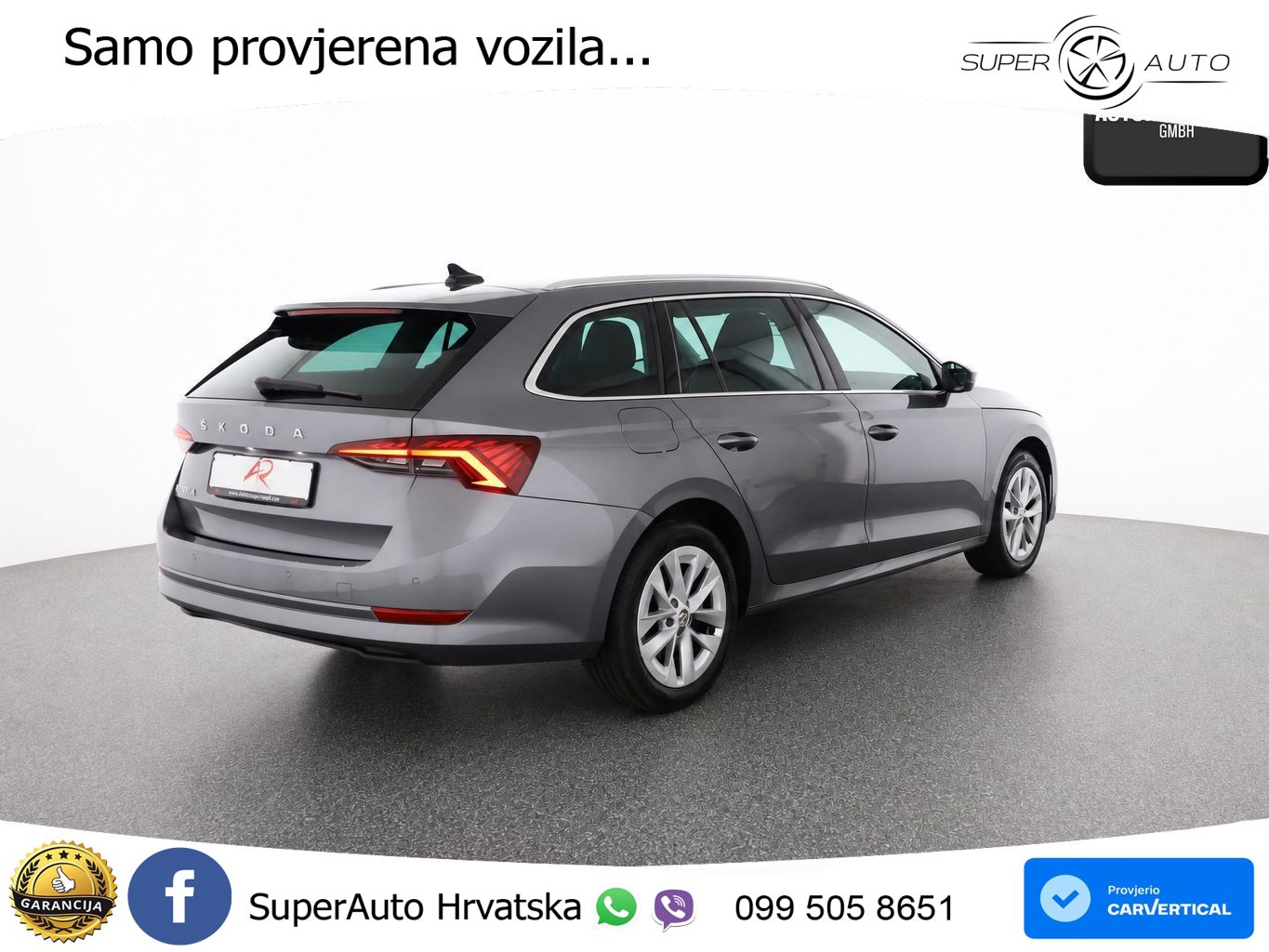 Škoda Octavia Combi 2.0 TDI (150 KS) DSG LED+GR SJED+ACC