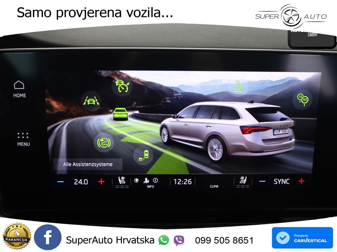 Škoda Octavia Combi 2.0 TDI (150 KS) DSG LED+GR SJED+ACC