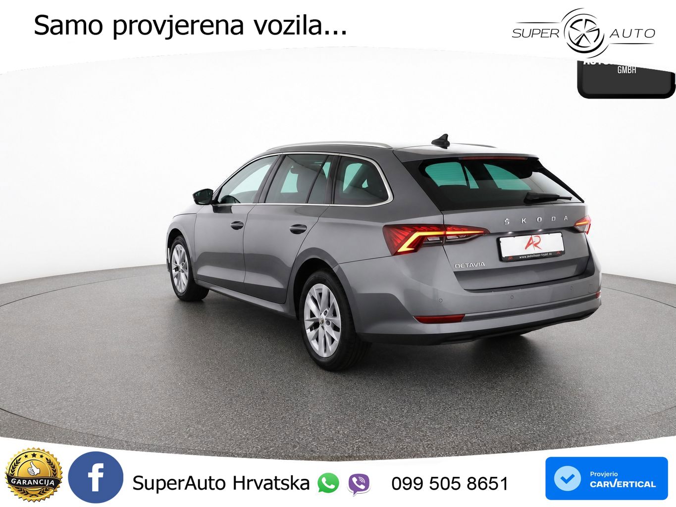 Škoda Octavia Combi 2.0 TDI (150 KS) DSG LED+GR SJED+ACC