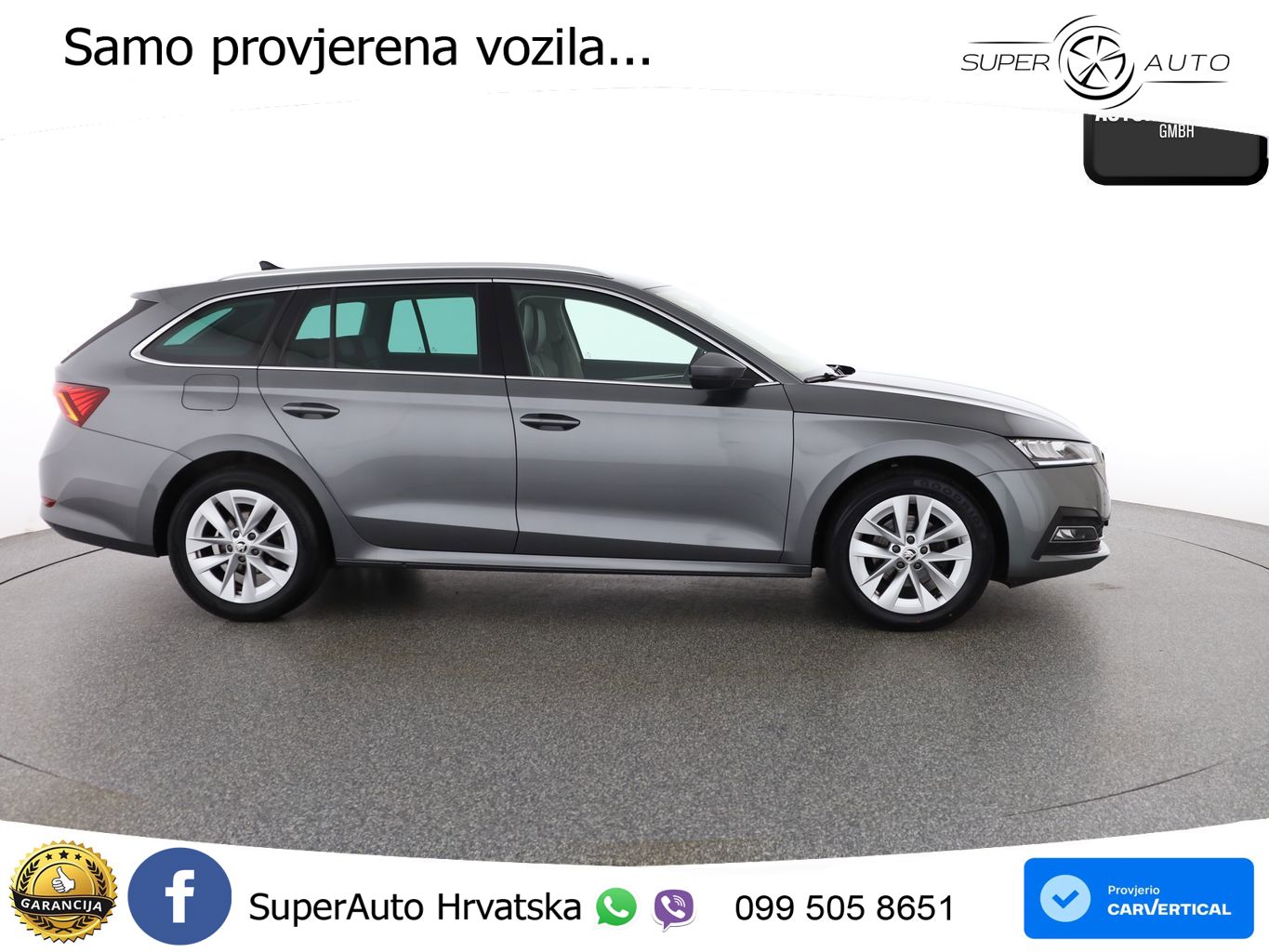 Škoda Octavia Combi 2.0 TDI (150 KS) DSG LED+GR SJED+ACC
