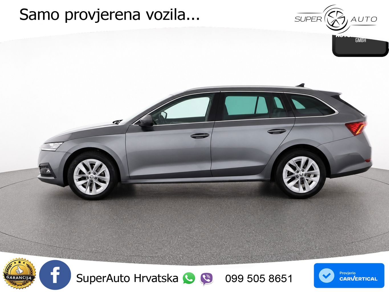 Škoda Octavia Combi 2.0 TDI (150 KS) DSG LED+GR SJED+ACC