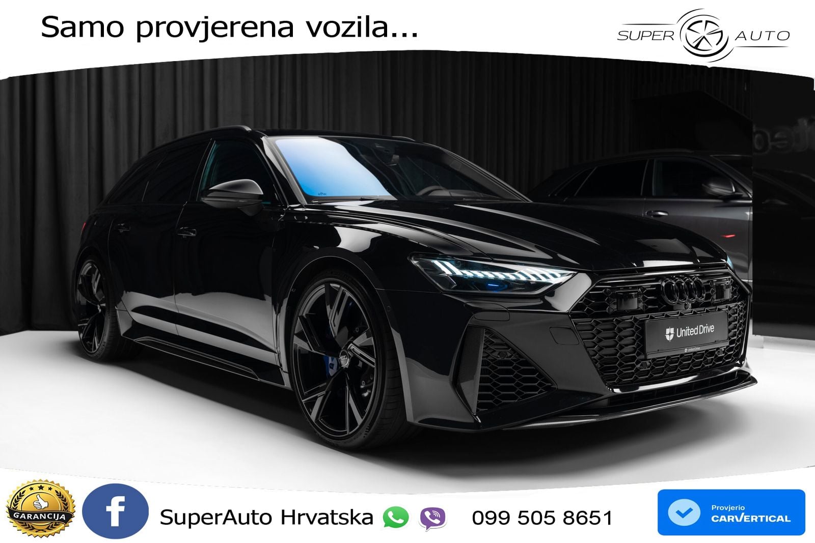 Audi RS6 Avant 4.0 TFSI V8 (600 KS) quattro Tiptronic LED+GR SJED+ACC