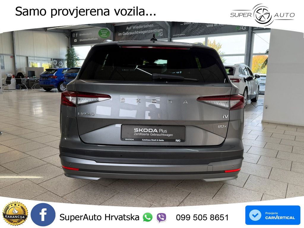 Škoda Enyaq iV 80x 82 kWh (265 KS) AWD Loft LED+GR SJED+ACC