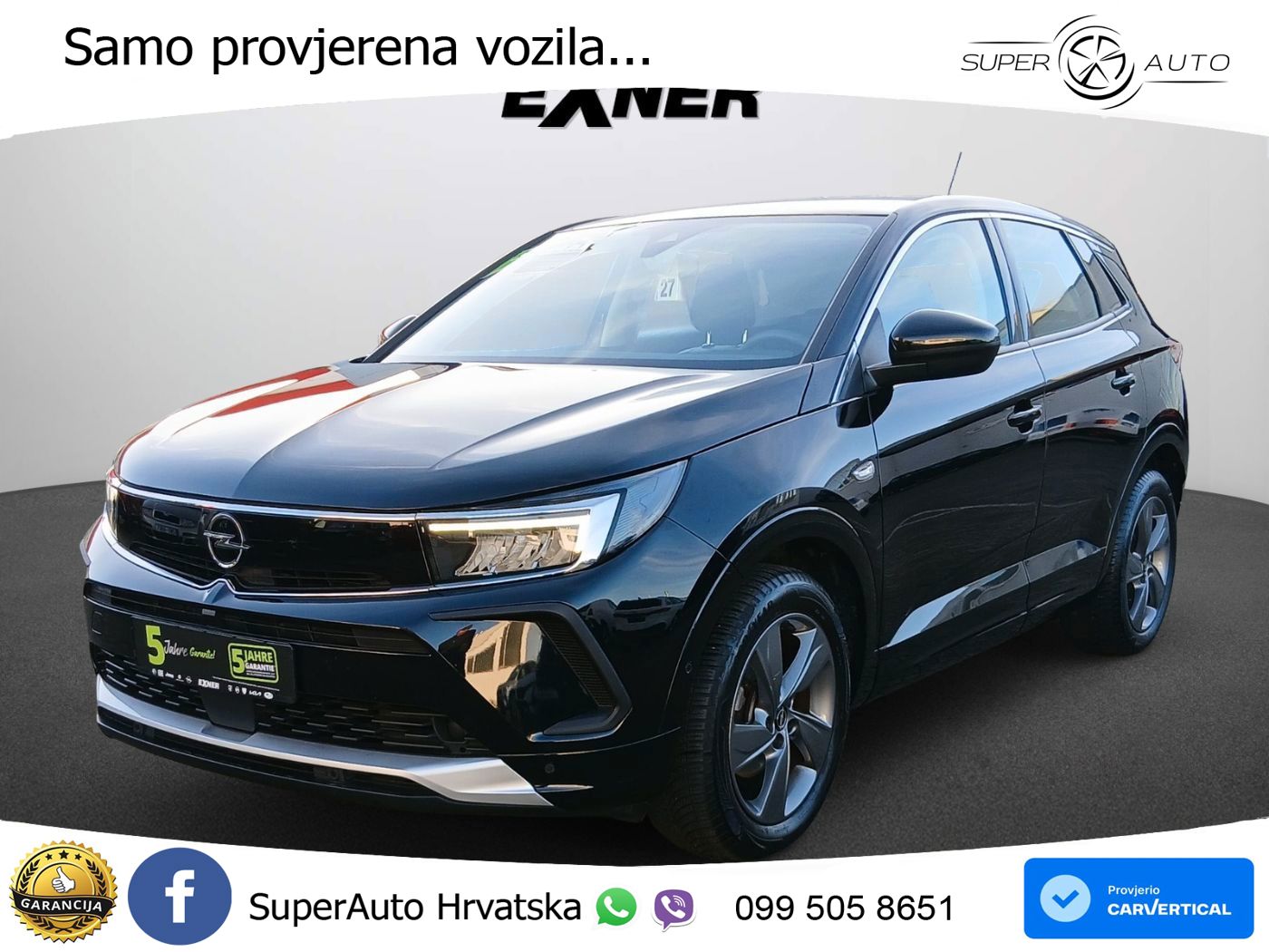 Opel Grandland 1.2i Turbo (130 KS) Automatic LED+GR SJED+ACC