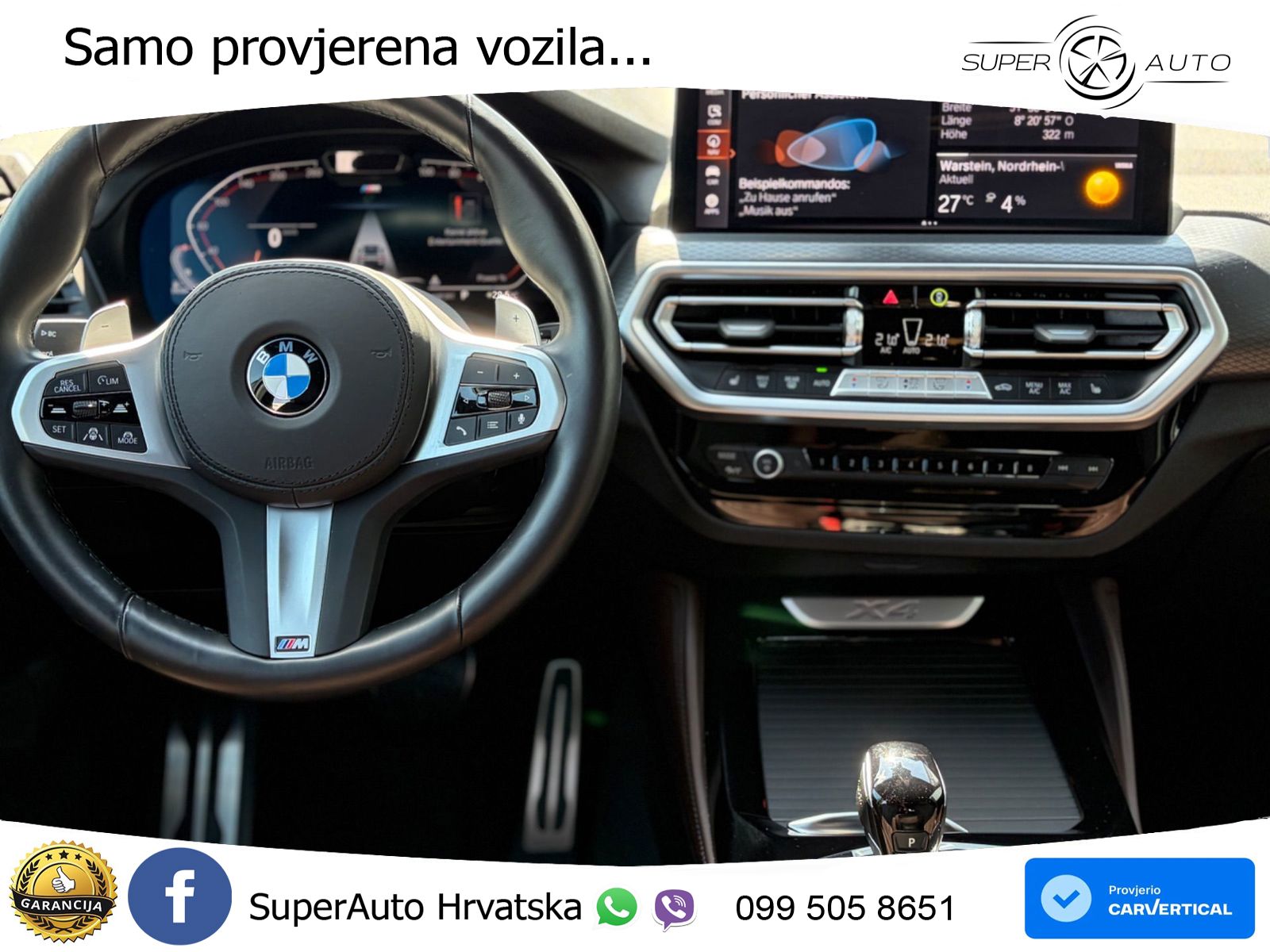 BMW X4 30d (286 KS) xDrive Steptronic M Sport LED+GR SJED+ACC