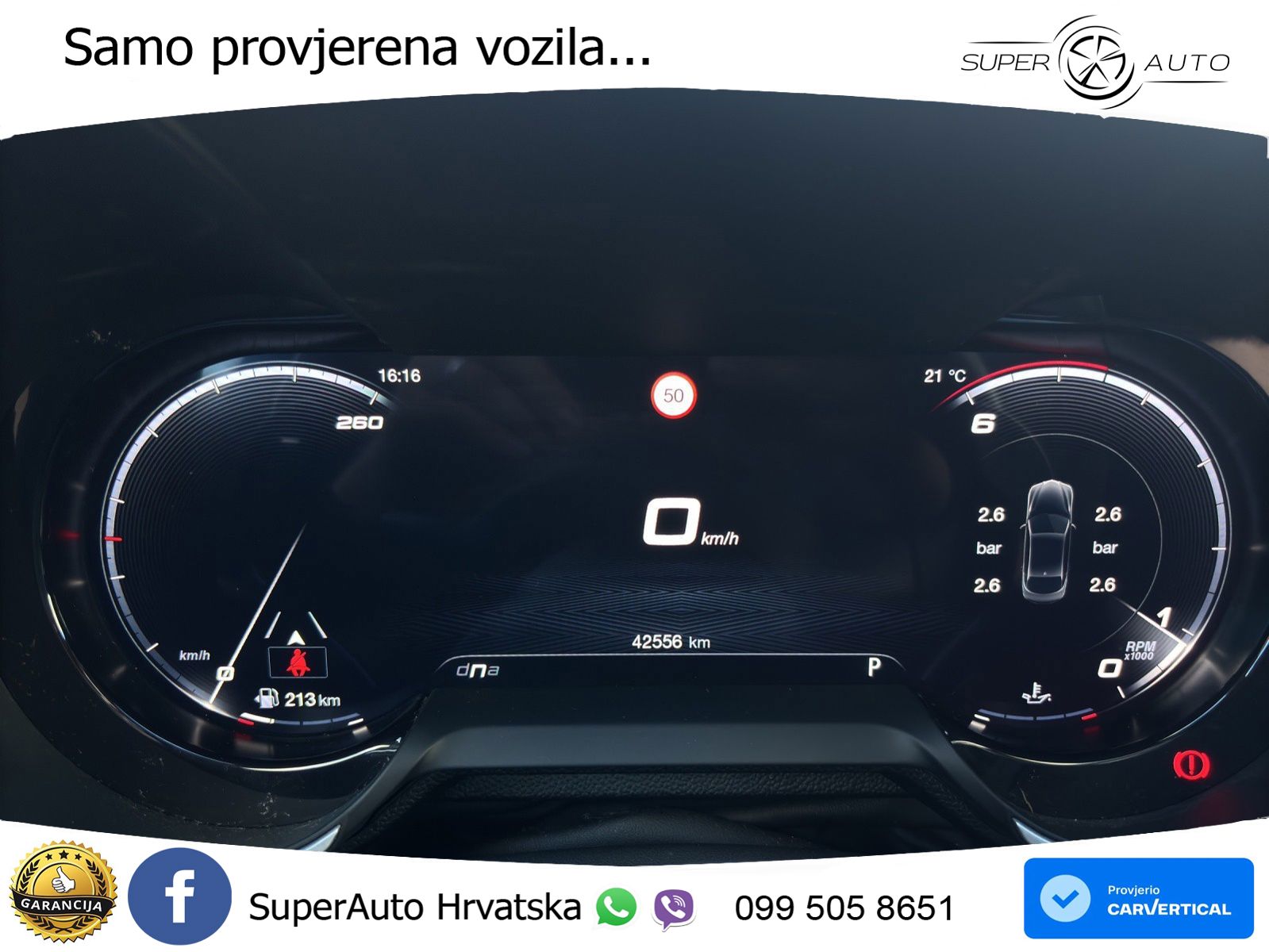Alfa Romeo Giulia 2.2 MultiJet II (210 KS) Q4 Automatic LED+GR SJED+ACC
