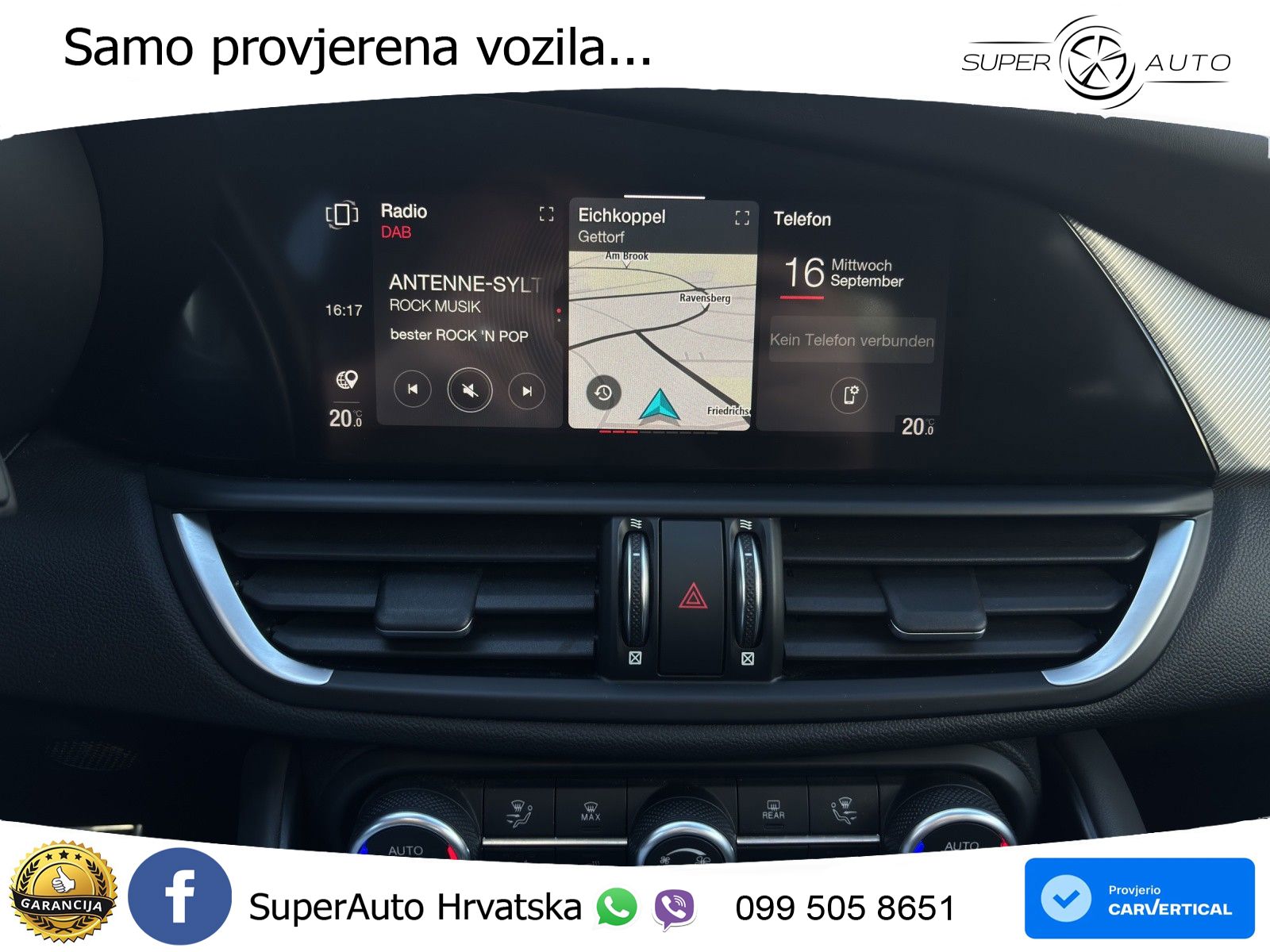 Alfa Romeo Giulia 2.2 MultiJet II (210 KS) Q4 Automatic LED+GR SJED+ACC