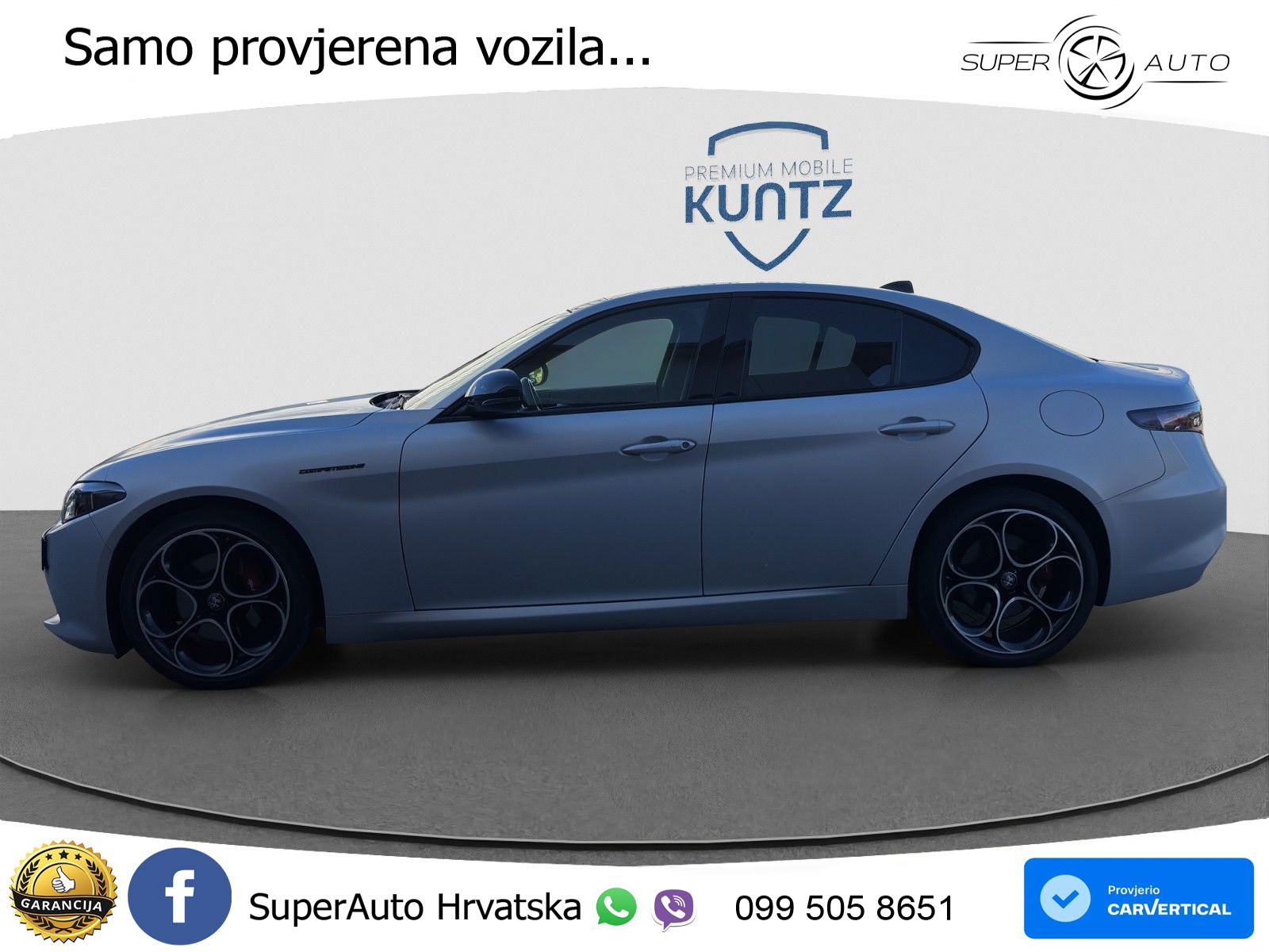 Alfa Romeo Giulia 2.2 MultiJet II (210 KS) Q4 Automatic LED+GR SJED+ACC