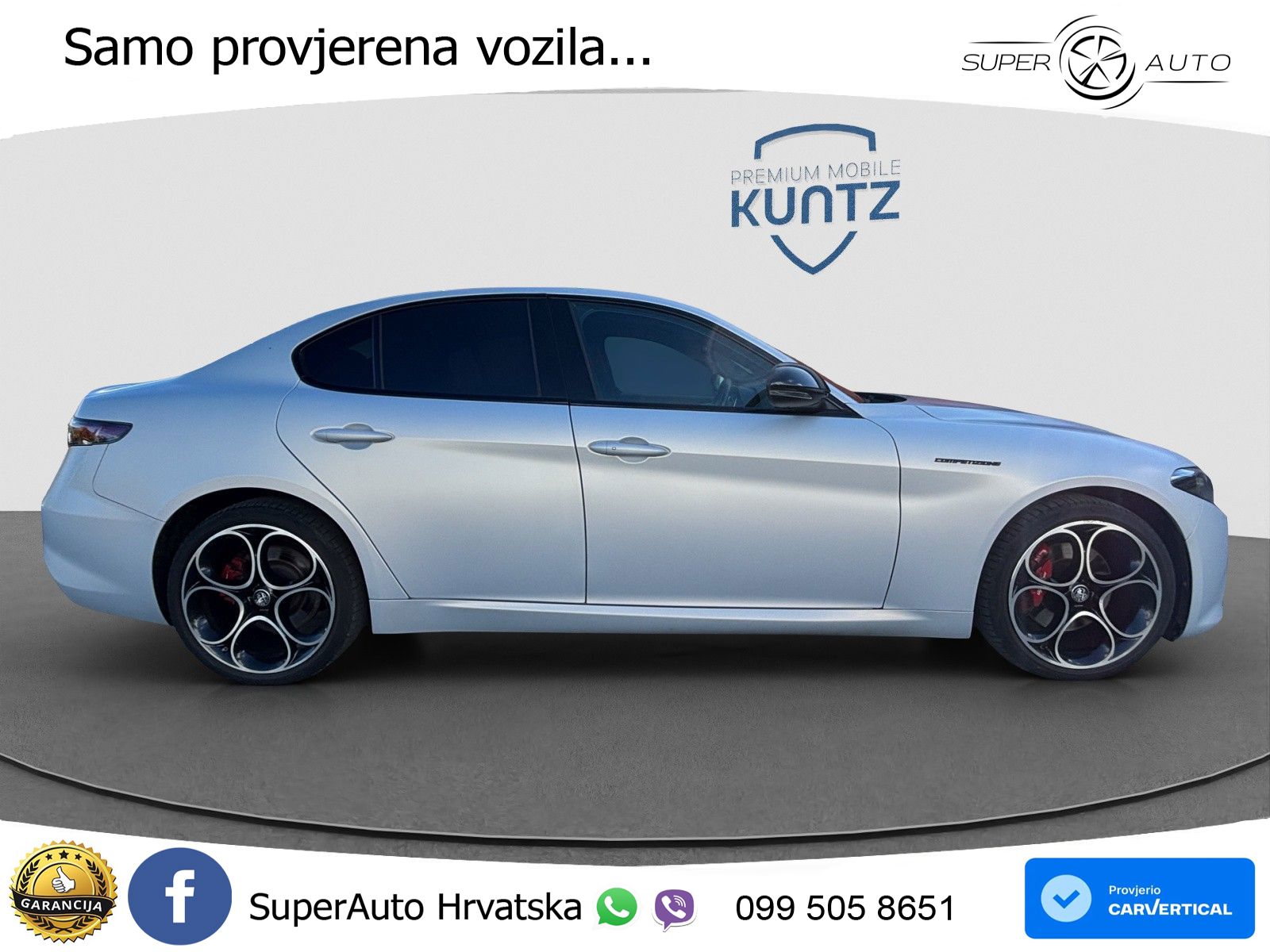 Alfa Romeo Giulia 2.2 MultiJet II (210 KS) Q4 Automatic LED+GR SJED+ACC