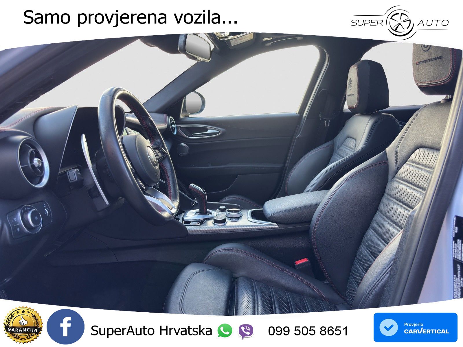 Alfa Romeo Giulia 2.2 MultiJet II (210 KS) Q4 Automatic LED+GR SJED+ACC