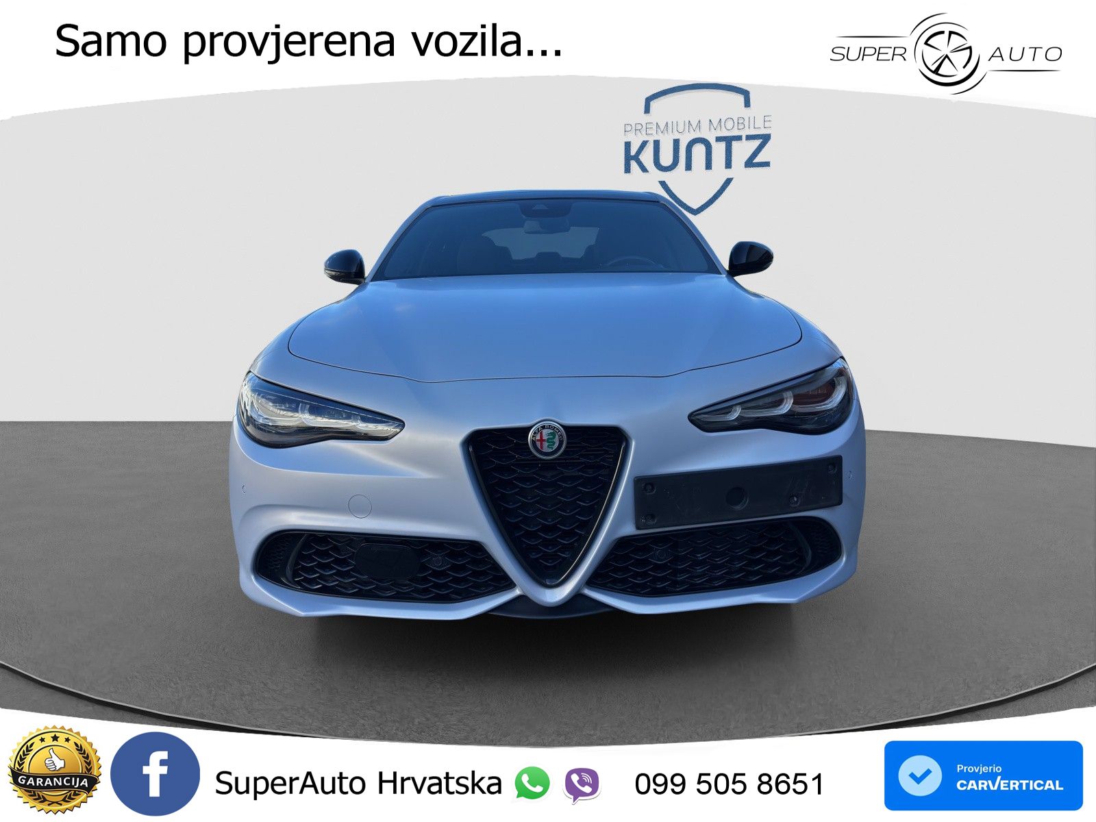 Alfa Romeo Giulia 2.2 MultiJet II (210 KS) Q4 Automatic LED+GR SJED+ACC