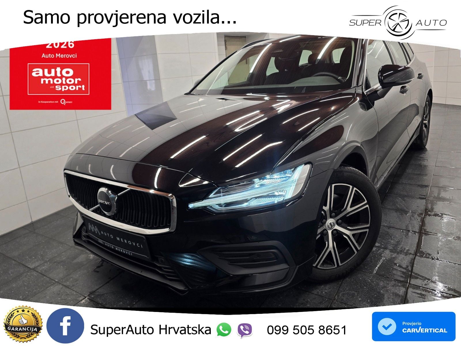 Volvo V60 2.0 B3 DCT LED+GR SJED+ACC