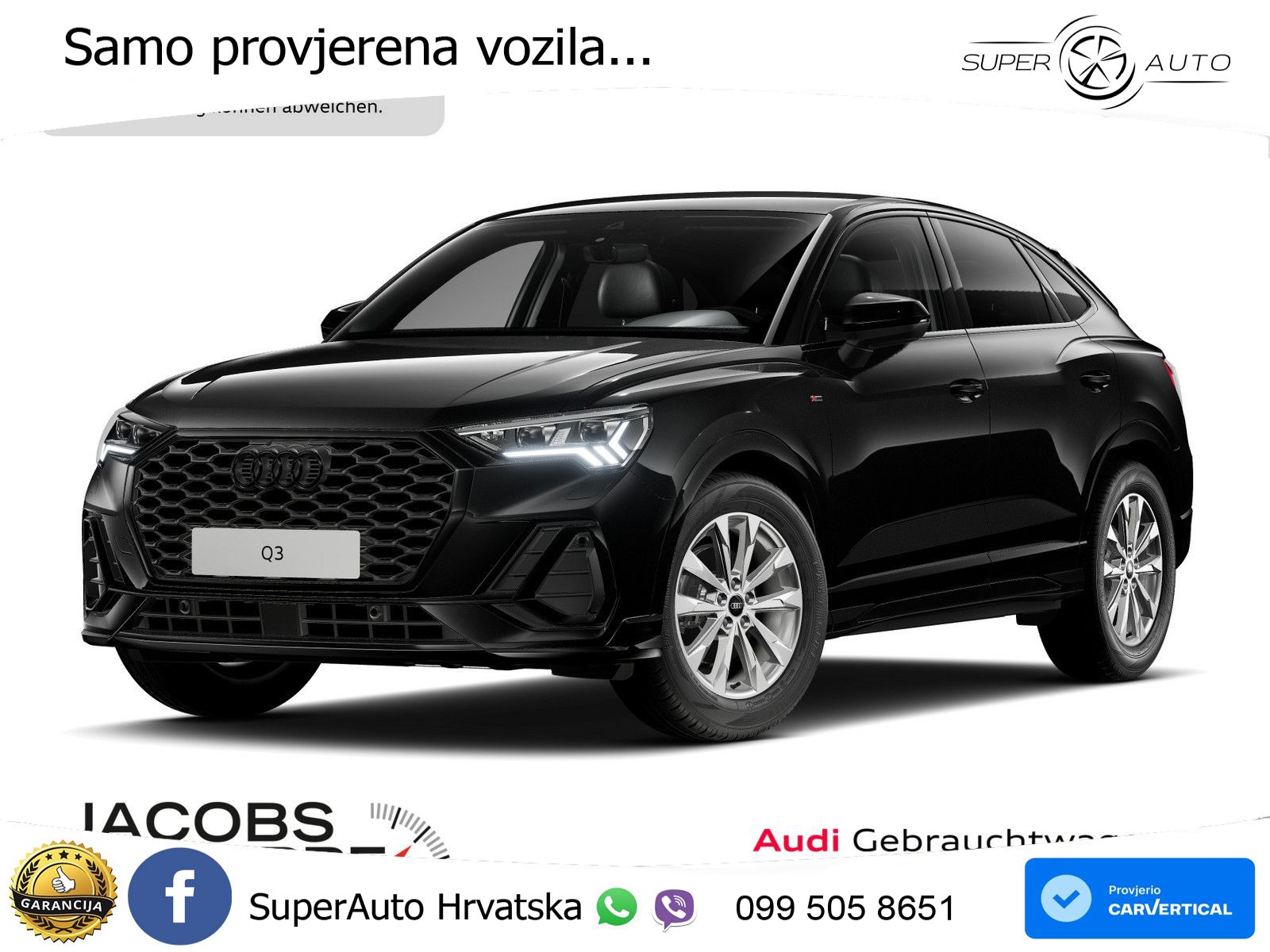 Audi Q3 Sportback 35 TDI (150 KS) S tronic MATRIX+GR SJED+KAM