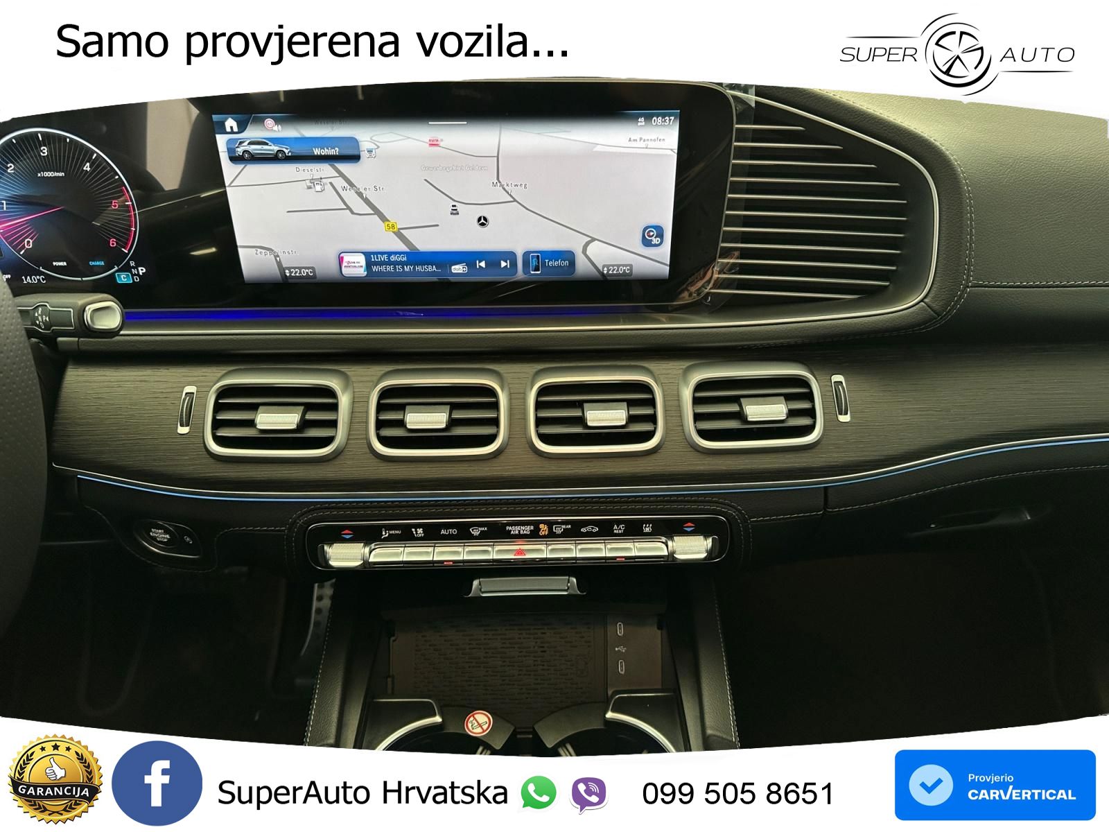 Mercedes GLE 450d (367 KS) EQ Boost 4MATIC 9G-TRONIC ACC+HEAD+4xGR SJED+360+PANO