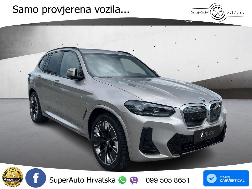 BMW iX3 80 kWh (286 KS) M Sport LED+GR SJED+ACC