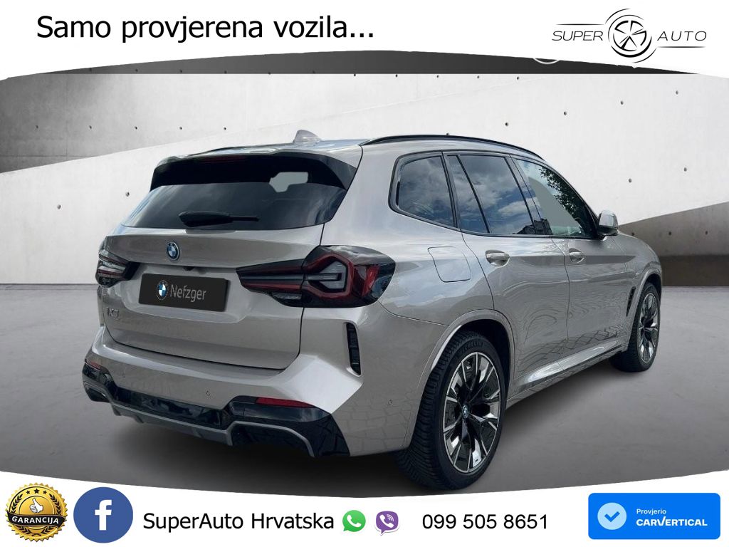 BMW iX3 80 kWh (286 KS) M Sport LED+GR SJED+ACC