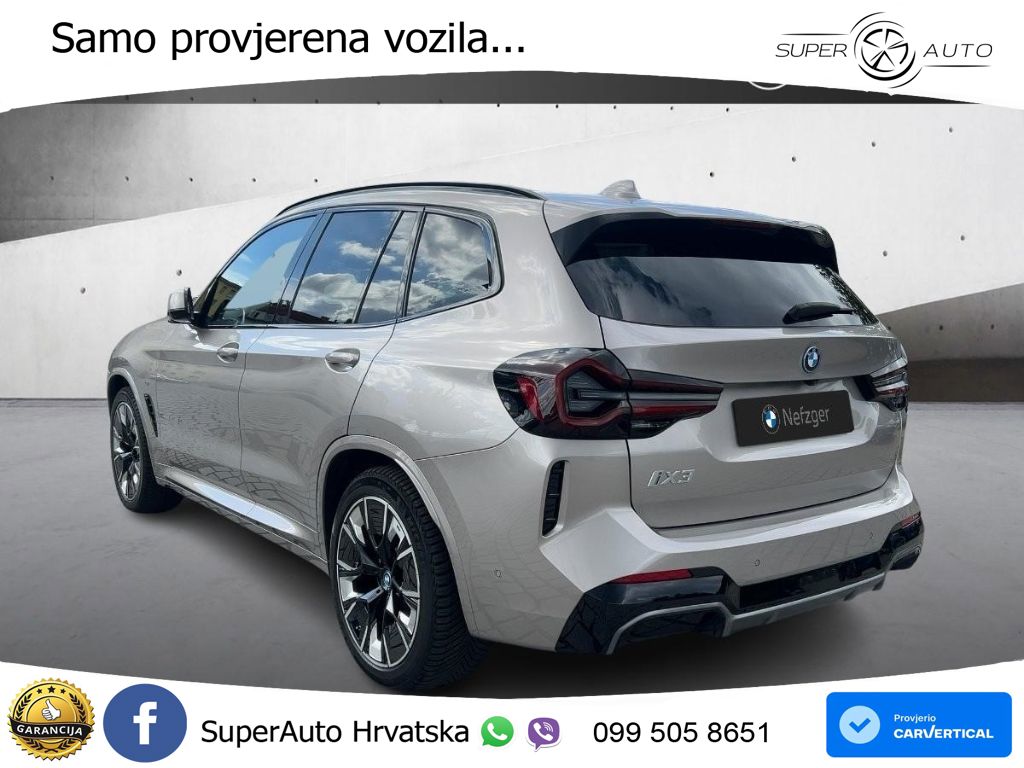 BMW iX3 80 kWh (286 KS) M Sport LED+GR SJED+ACC