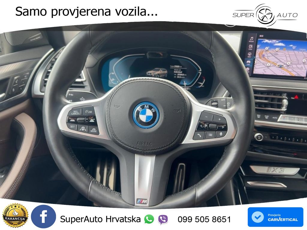 BMW iX3 80 kWh (286 KS) M Sport LED+GR SJED+ACC