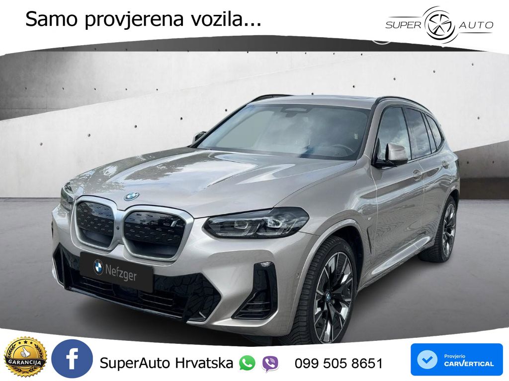 BMW iX3 80 kWh (286 KS) M Sport LED+GR SJED+ACC