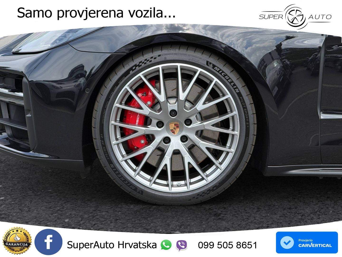 Porsche Panamera 4S 2.9 V6 (544 KS) E-Hybrid PDK ZRAČNI+ACC+GR SJED+KAM+PANO