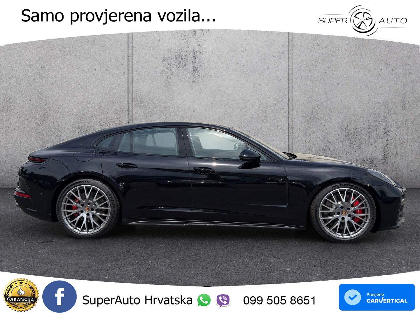 Porsche Panamera 4S 2.9 V6 (544 KS) E-Hybrid PDK ZRAČNI+ACC+GR SJED+KAM+PANO