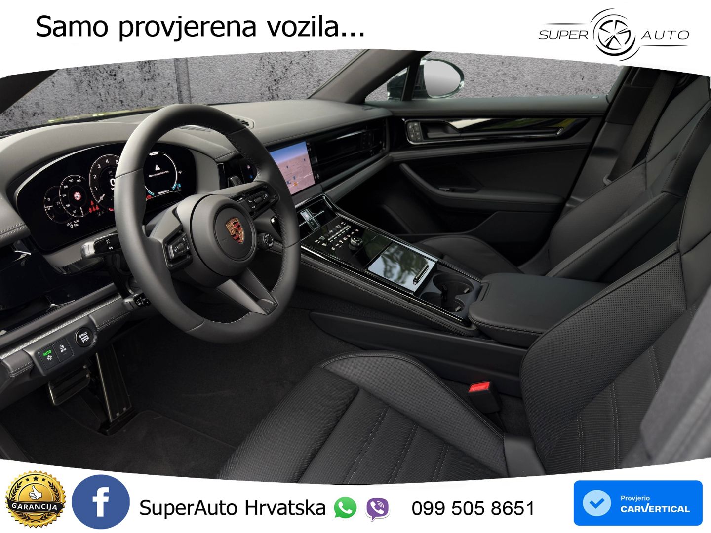 Porsche Panamera 4S 2.9 V6 (544 KS) E-Hybrid PDK ZRAČNI+ACC+GR SJED+KAM+PANO