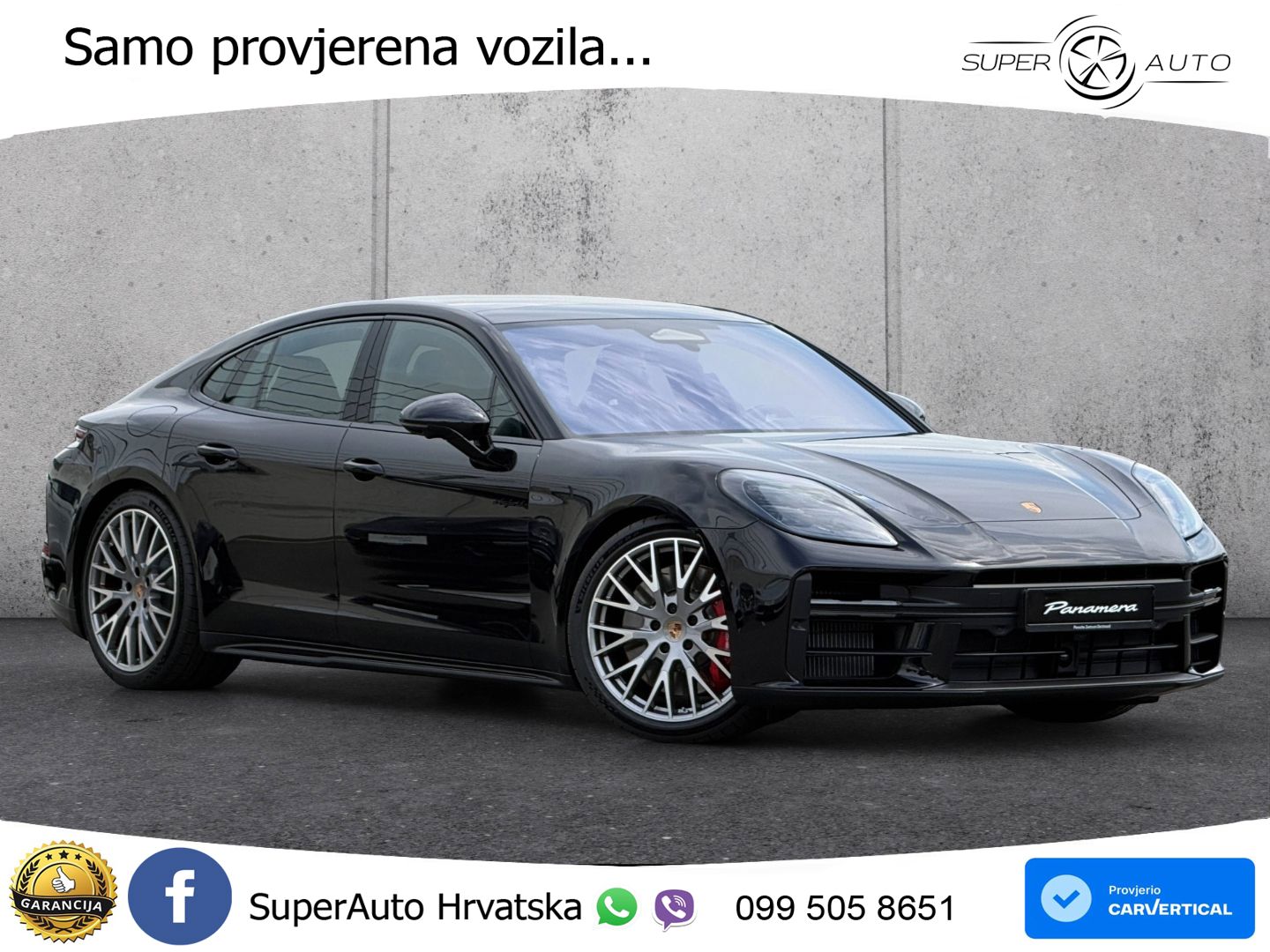 Porsche Panamera 4S 2.9 V6 (544 KS) E-Hybrid PDK ZRAČNI+ACC+GR SJED+KAM+PANO