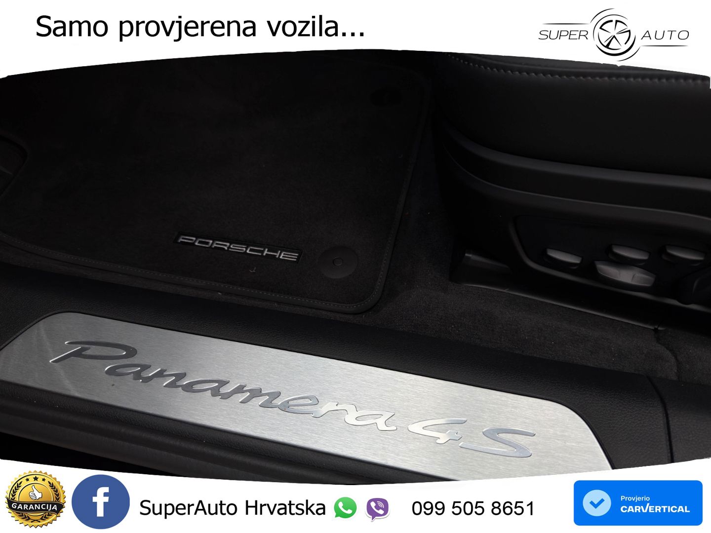 Porsche Panamera 4S 2.9 V6 (544 KS) E-Hybrid PDK ZRAČNI+ACC+GR SJED+KAM+PANO