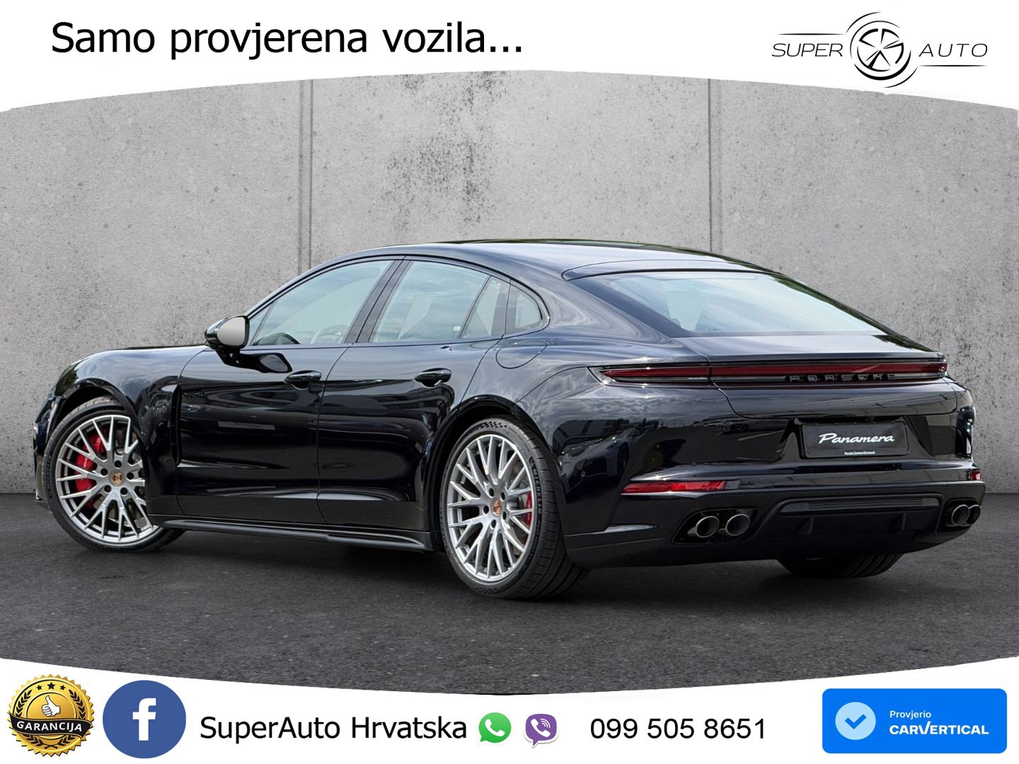 Porsche Panamera 4S 2.9 V6 (544 KS) E-Hybrid PDK ZRAČNI+ACC+GR SJED+KAM+PANO