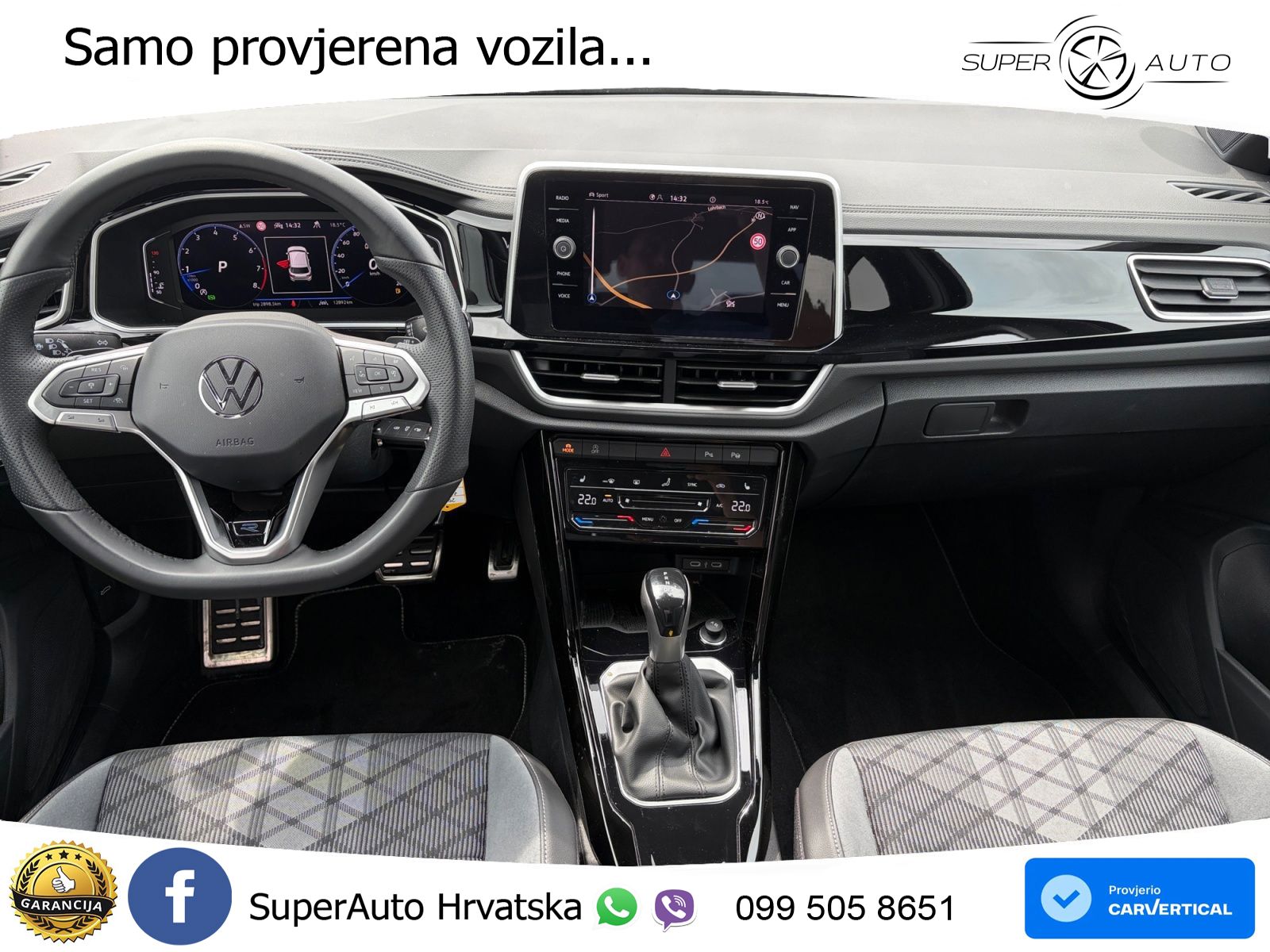 Volkswagen T-Roc 1.5 TSI (150 KS) DSG R-Line LED+GR SJED+ACC