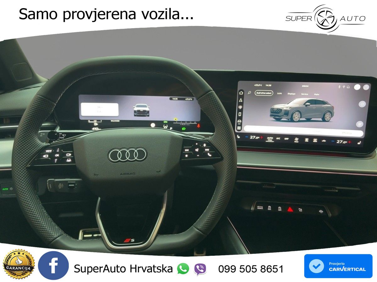 Audi Q3 Sportback 2.0 TDI (150 KS) S tronic S line LED+GR SJED+ACC