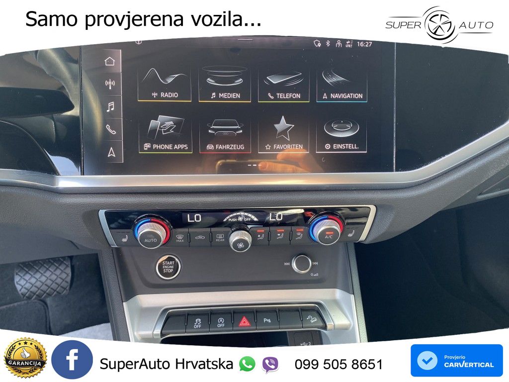 Audi Q3 35 TFSI (150 KS) S tronic advanced LED+GR SJED+ACC