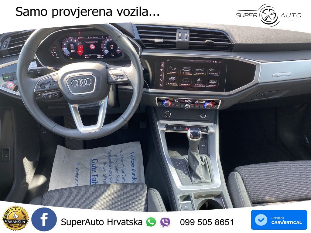 Audi Q3 35 TFSI (150 KS) S tronic advanced LED+GR SJED+ACC