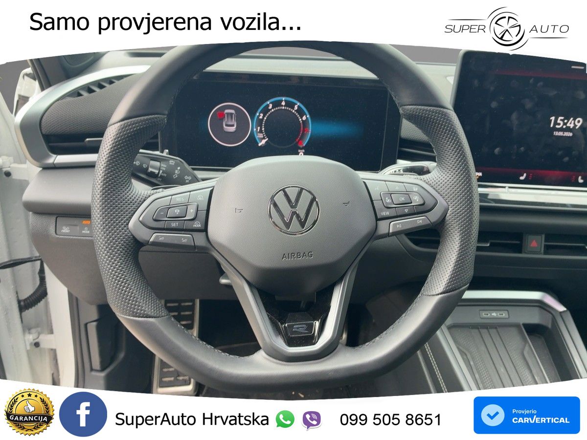 Volkswagen T-Roc 1.5 eTSI (150 KS)  DSG R-Line LED+GR SJED+ACC