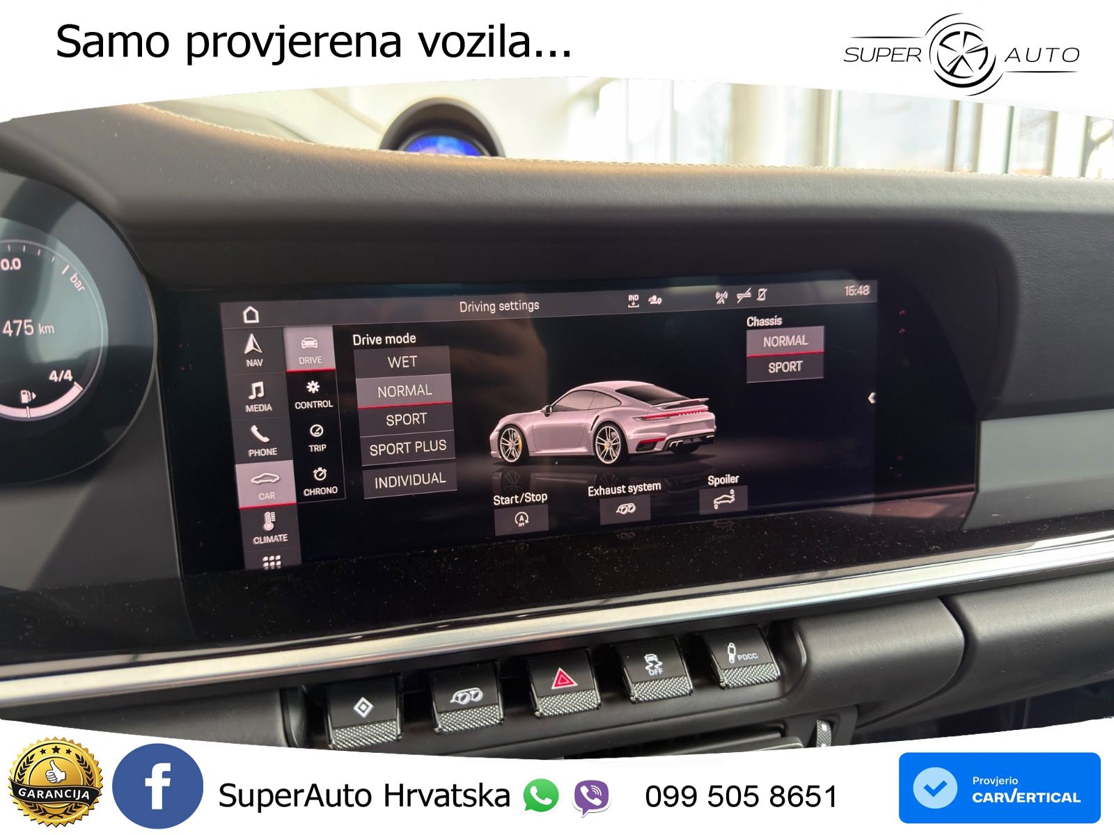 Porsche 911 Turbo S 3.8 (650 KS) PDK LED+GR SJED+ACC