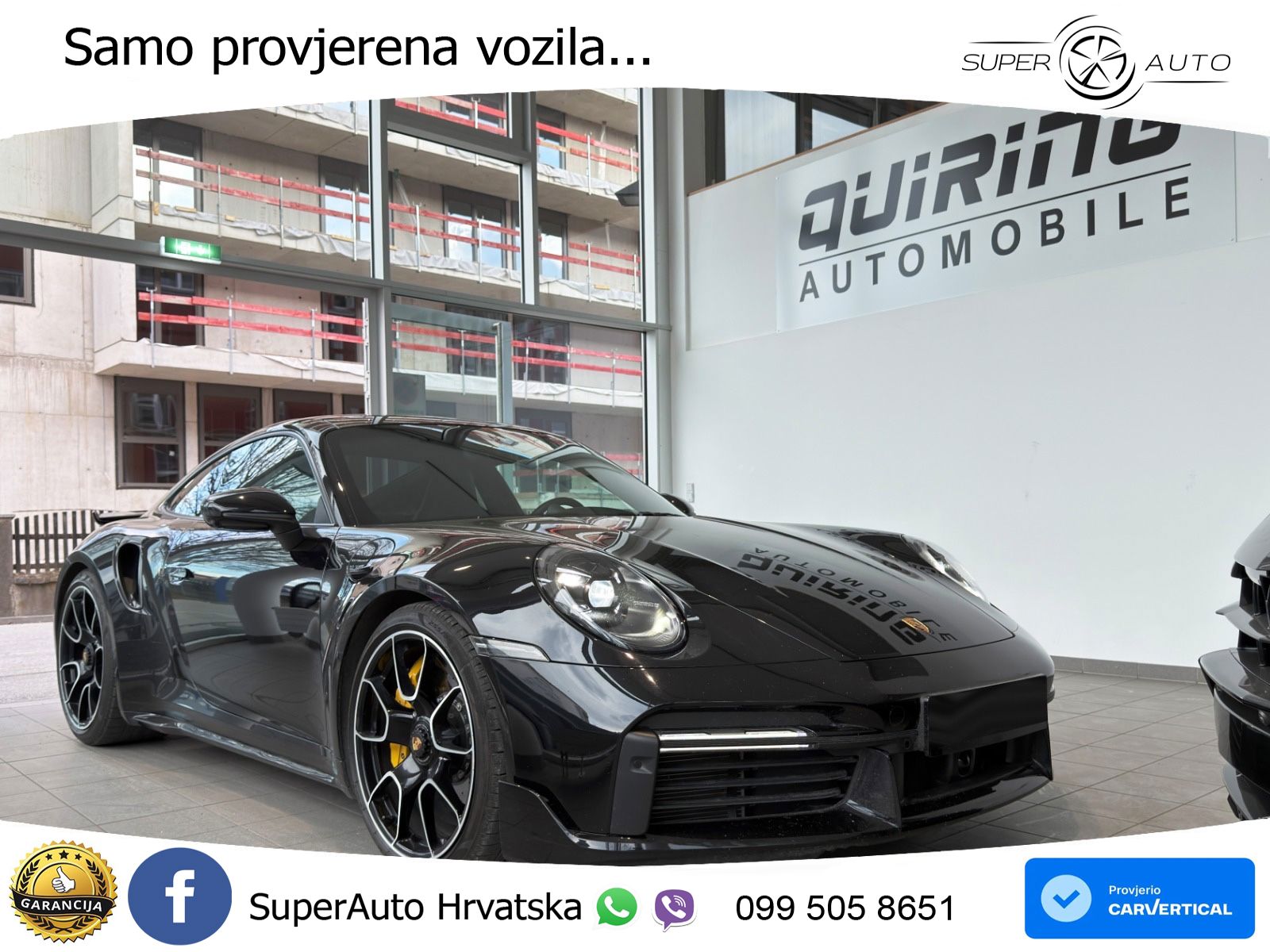 Porsche 911 Turbo S 3.8 (650 KS) PDK LED+GR SJED+ACC