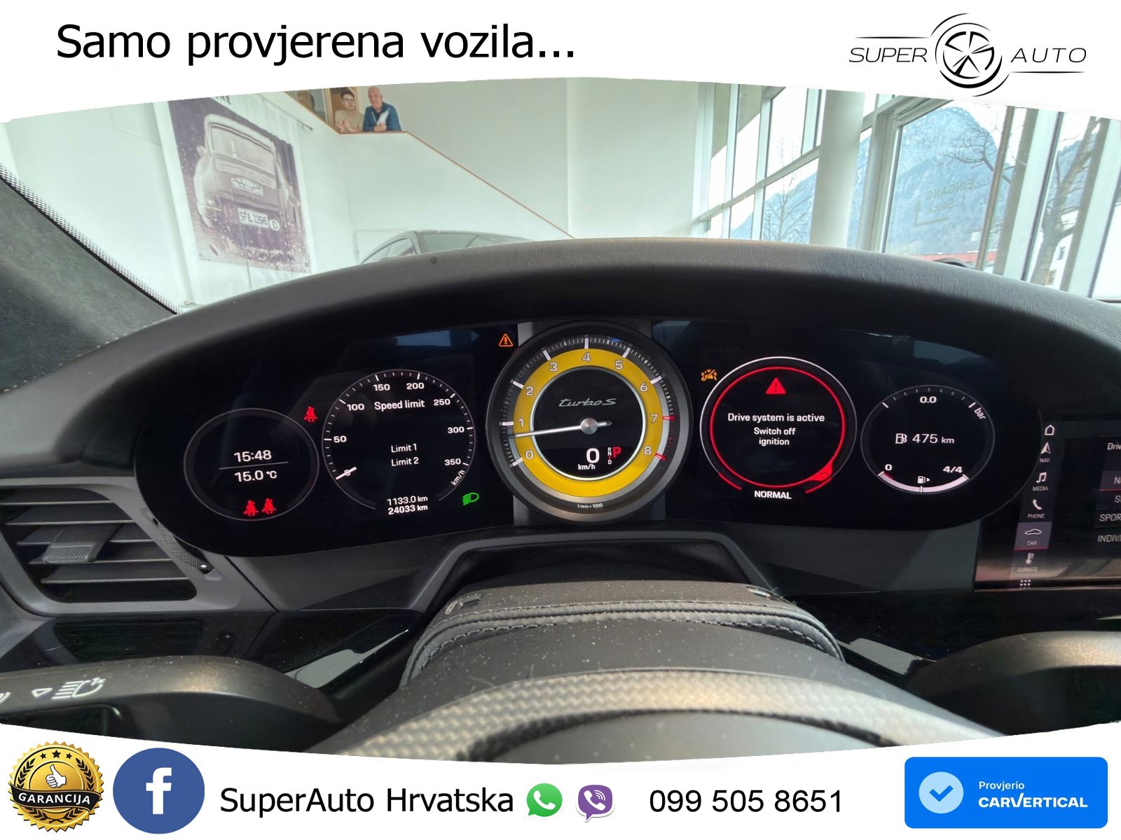 Porsche 911 Turbo S 3.8 (650 KS) PDK LED+GR SJED+ACC