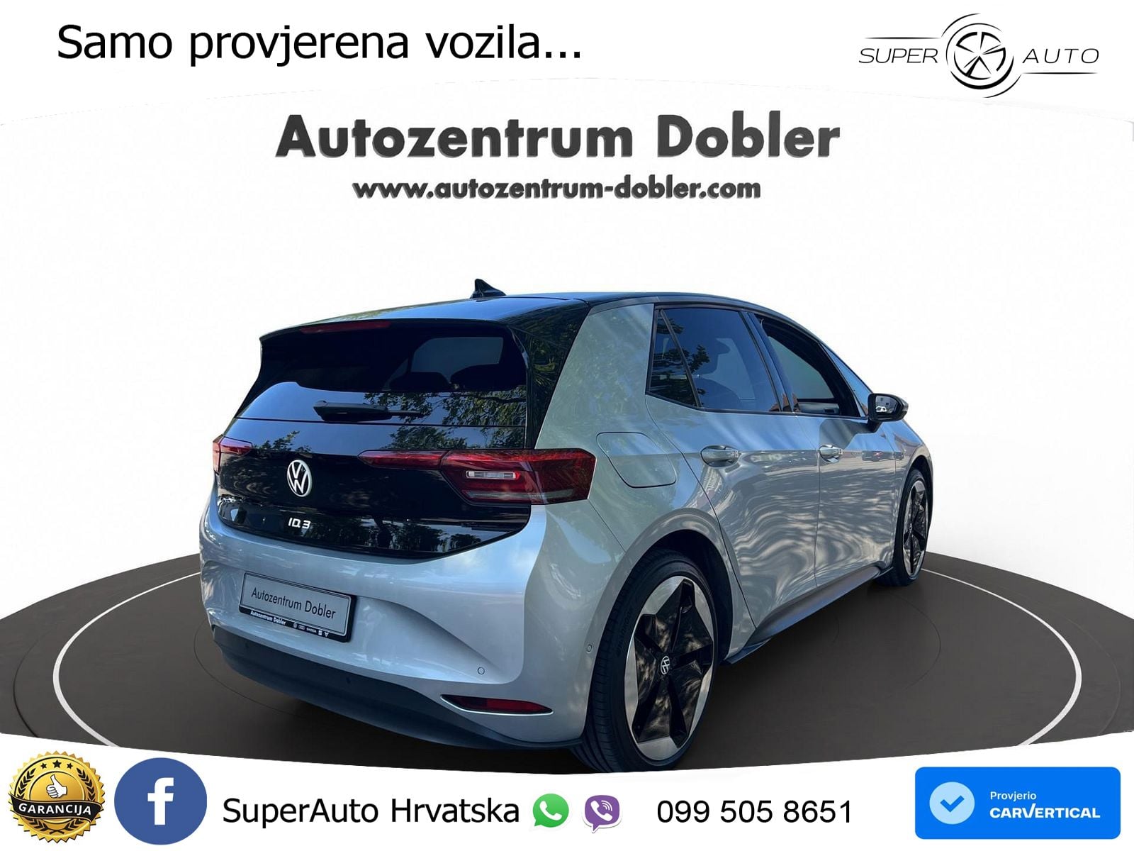 Volkswagen ID.3 Pro 62 kWh (204 KS) LED+GR SJED+ACC