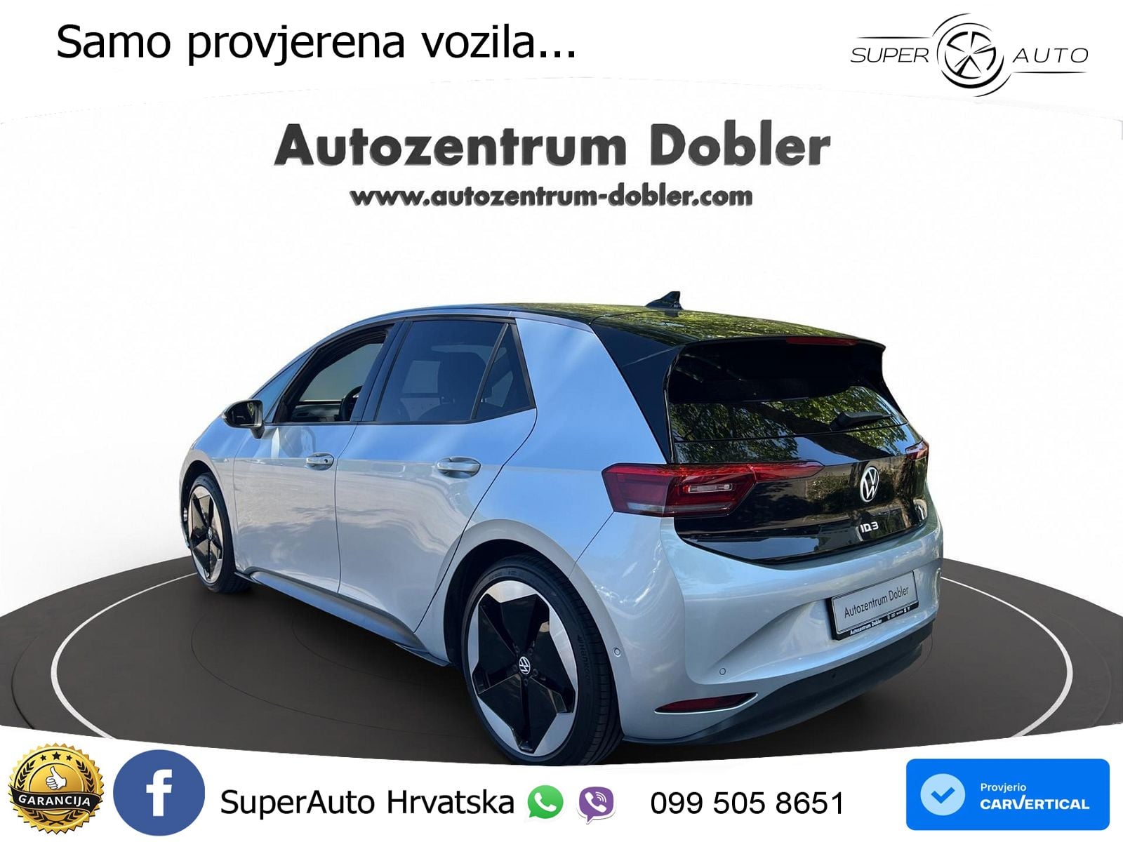 Volkswagen ID.3 Pro 62 kWh (204 KS) LED+GR SJED+ACC