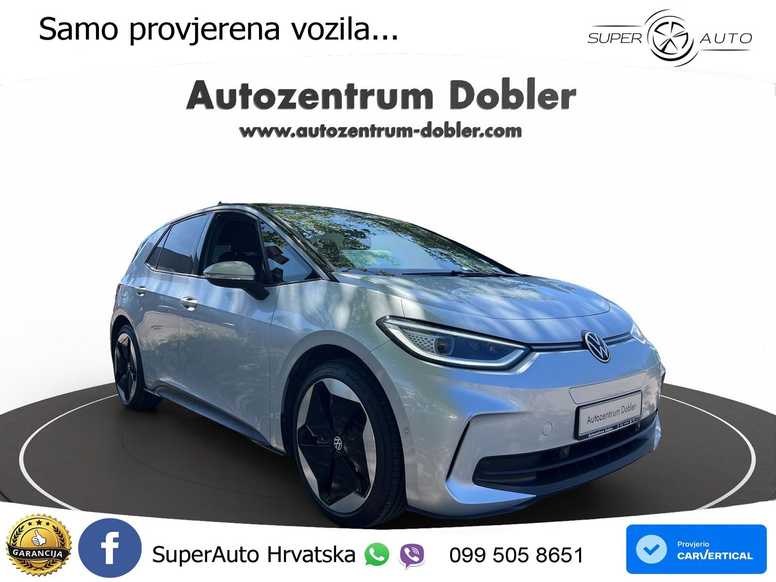 Volkswagen ID.3 Pro 62 kWh (204 KS) LED+GR SJED+ACC