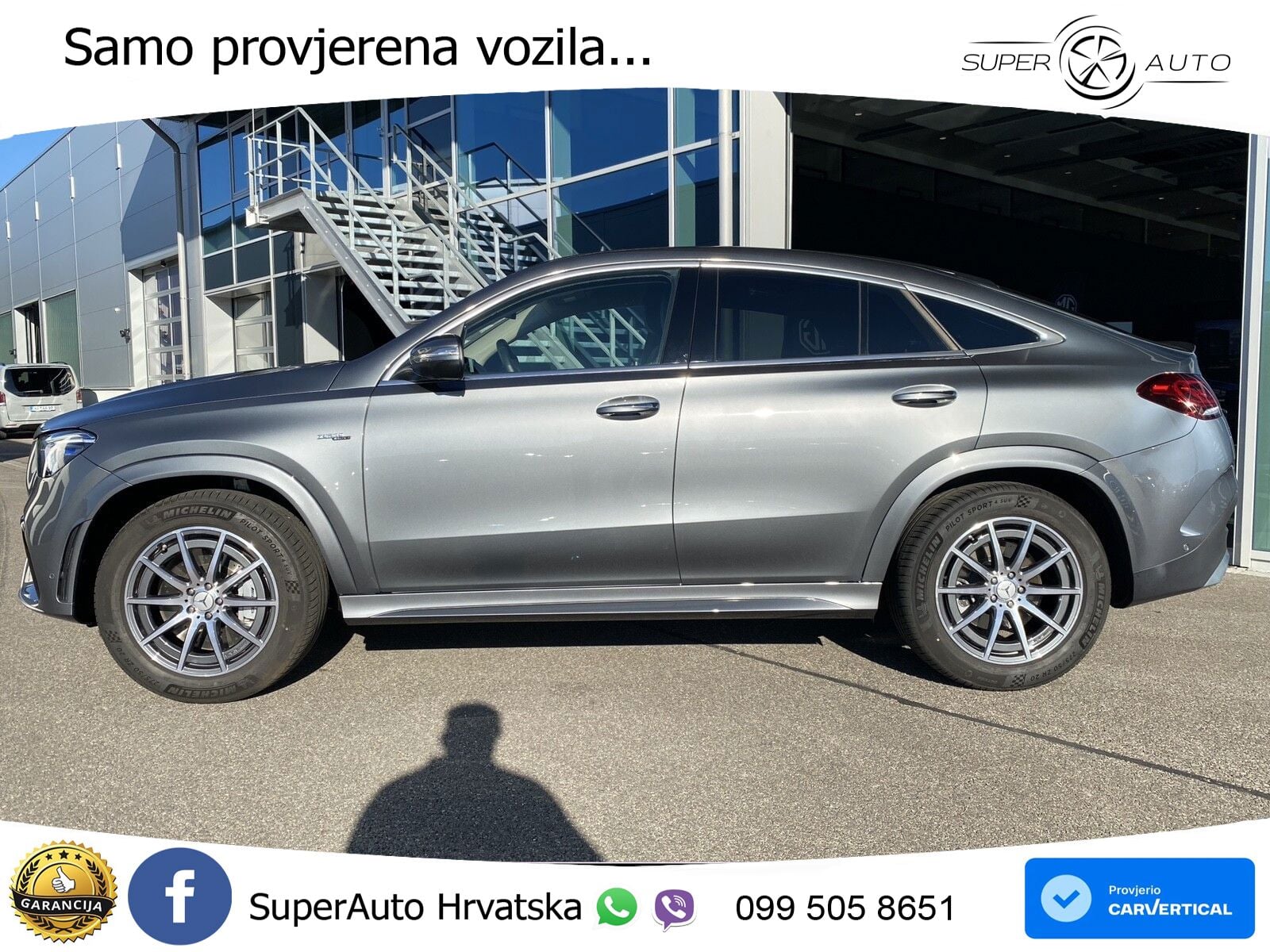 Mercedes AMG GLE Coupe 53 (435 KS) EQ Boost 4MATIC+ AMG SPEEDSHIFT TCT 9G ZRAČNI+ACC+GR SJED+KAM