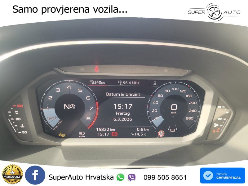 Audi Q3 35 TFSI (150 KS) S tronic advanced LED+GR SJED+ACC