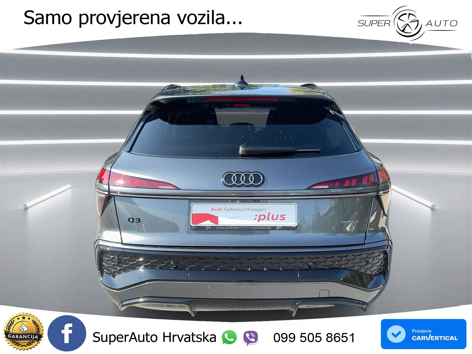 Audi Q3 2.0 TFSI (204 KS) quattro S tronic S line LED+GR SJED+ACC