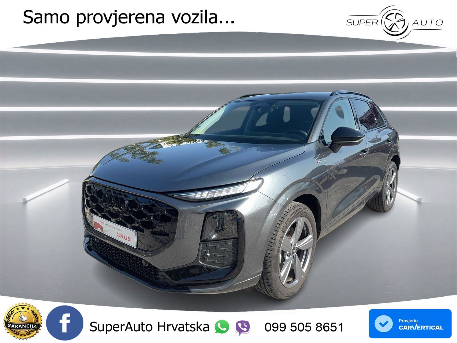 Audi Q3 2.0 TFSI (204 KS) quattro S tronic S line LED+GR SJED+ACC