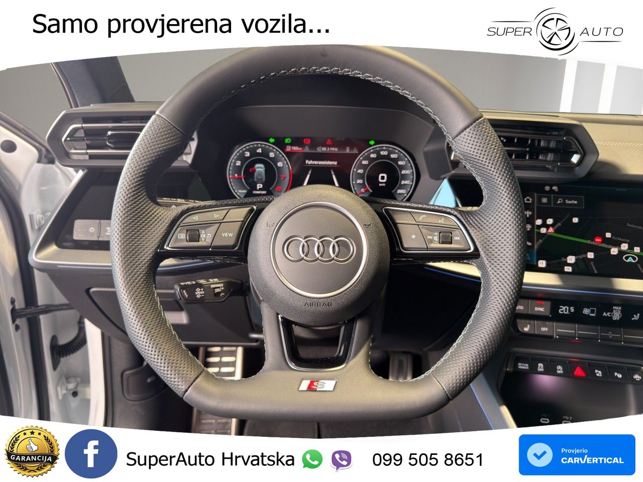Audi A3 35 TFSI (150 KS) S tronic S line LED+GR SJED+ACC