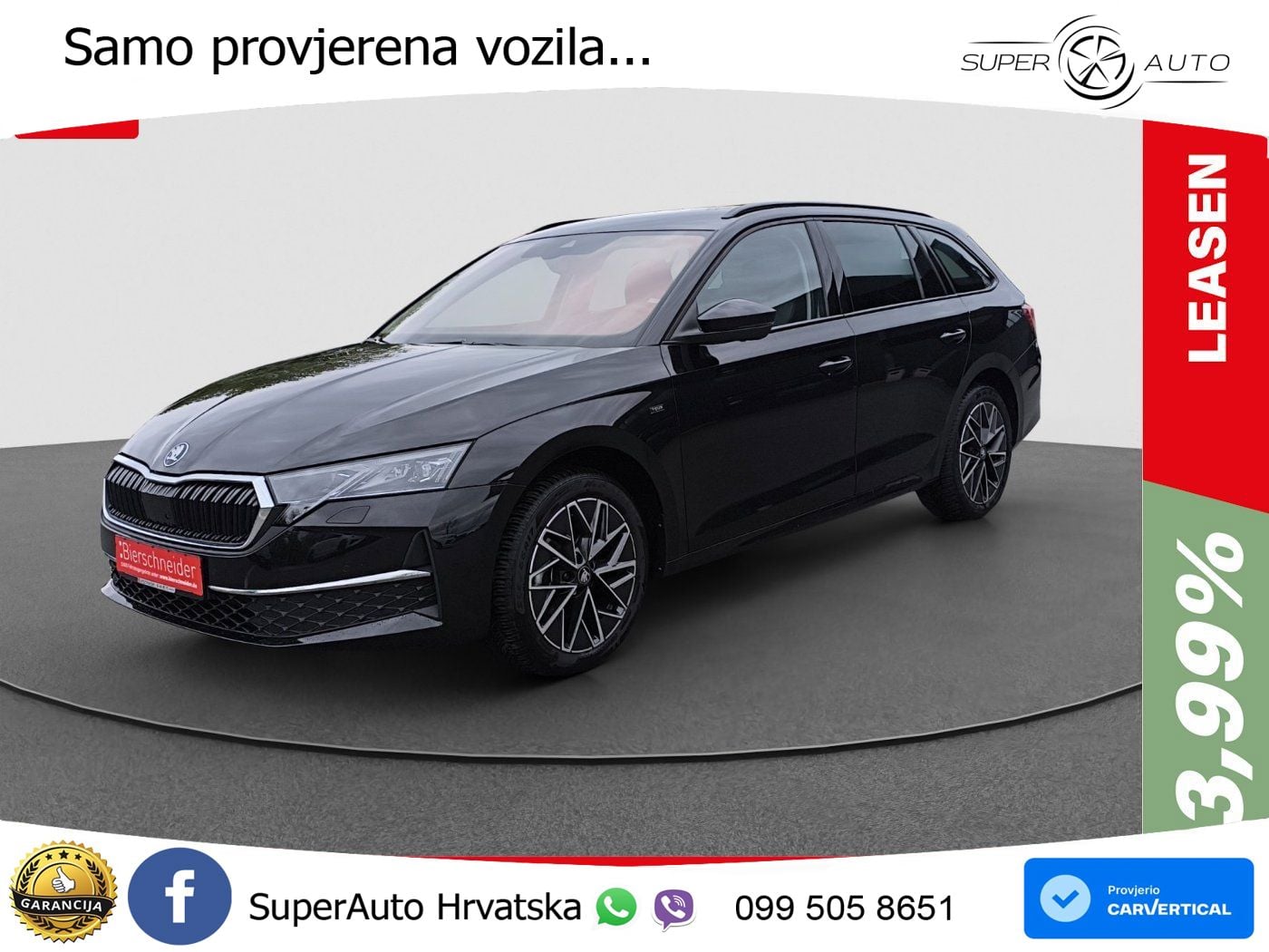 Škoda Octavia Combi 2.0 TDI (150 KS) DSG LED+GR SJED+ACC