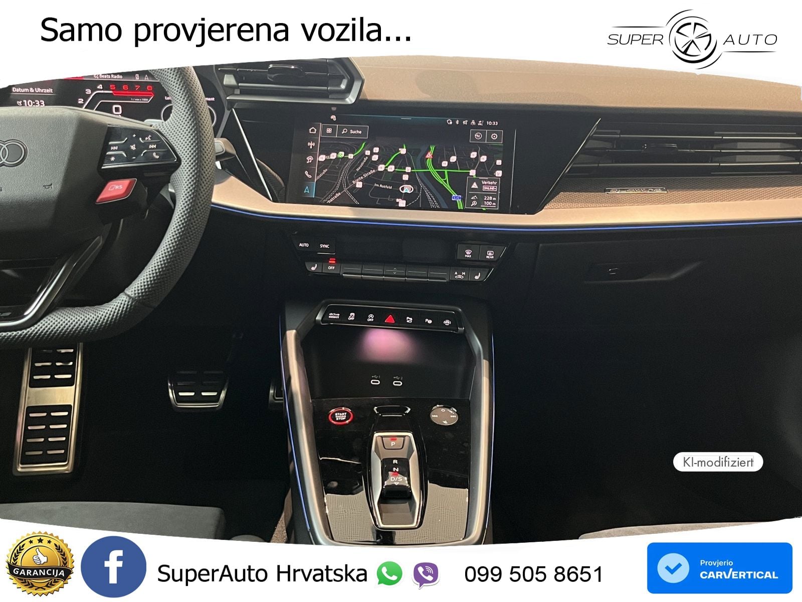 Audi RS3 Sedan 2.5 TFSI (400 KS) quattro S tronic LED+GR SJED+ACC