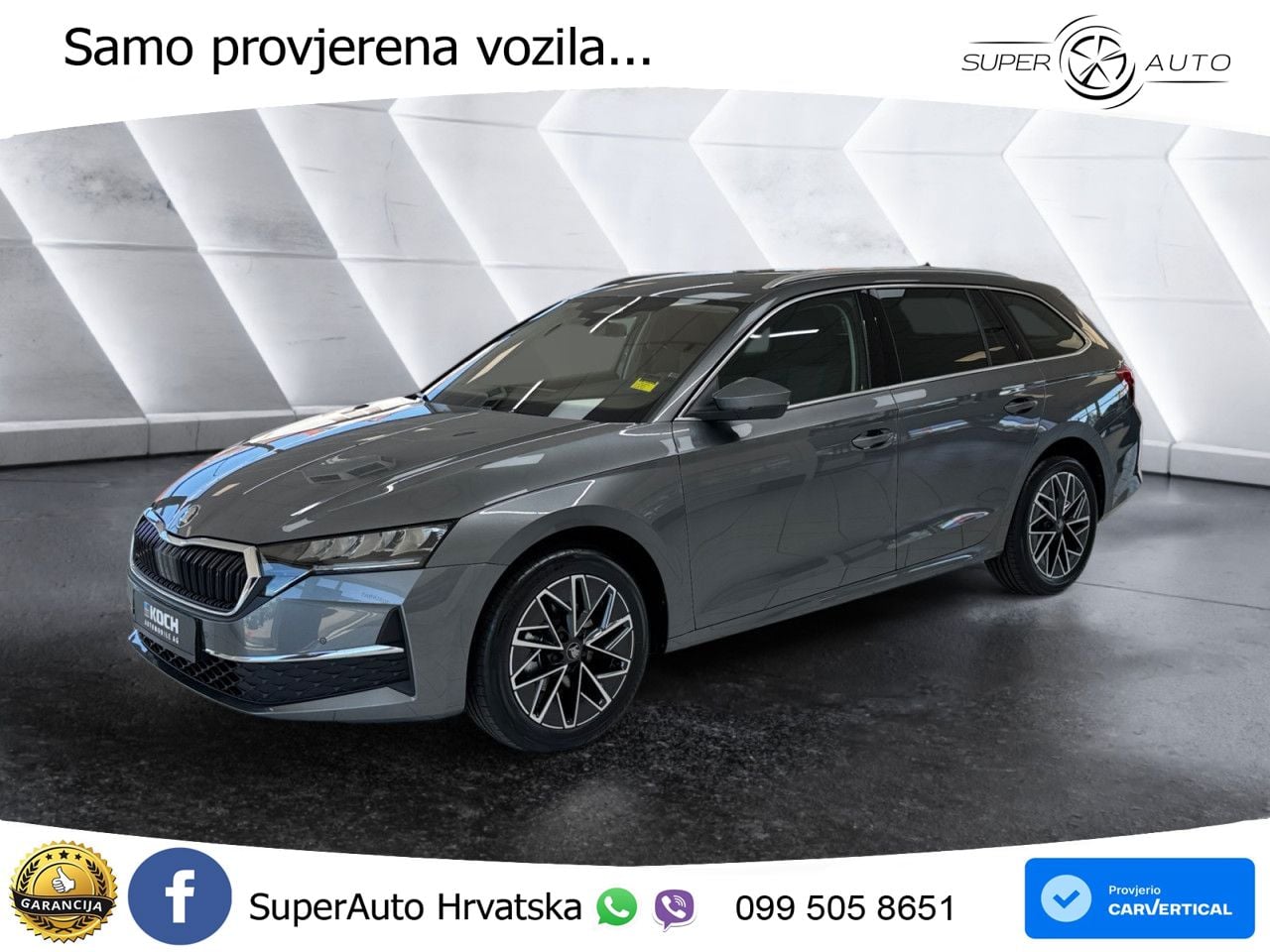 Škoda Octavia Combi 1.5 TSI (150 KS) DSG LED+GR SJED+ACC