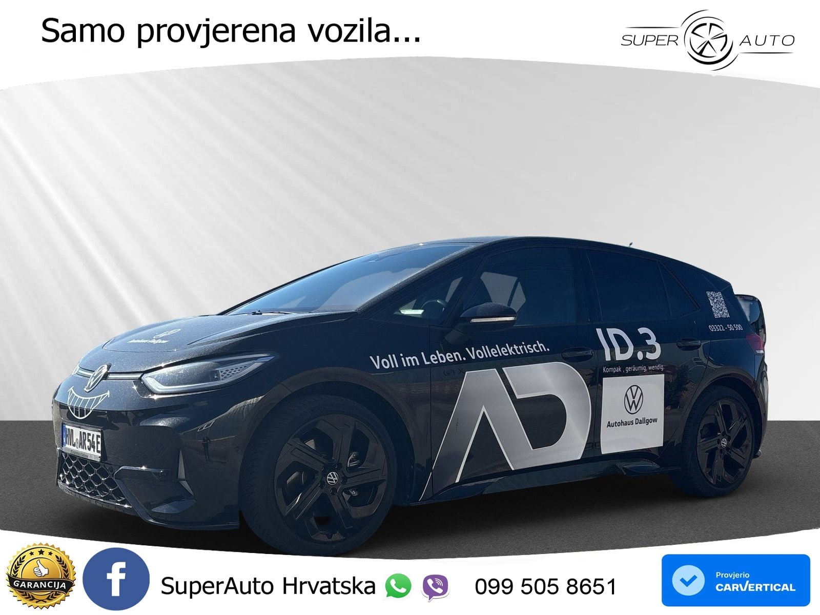 Volkswagen ID.3 GTX 84 kWh (286 KS)