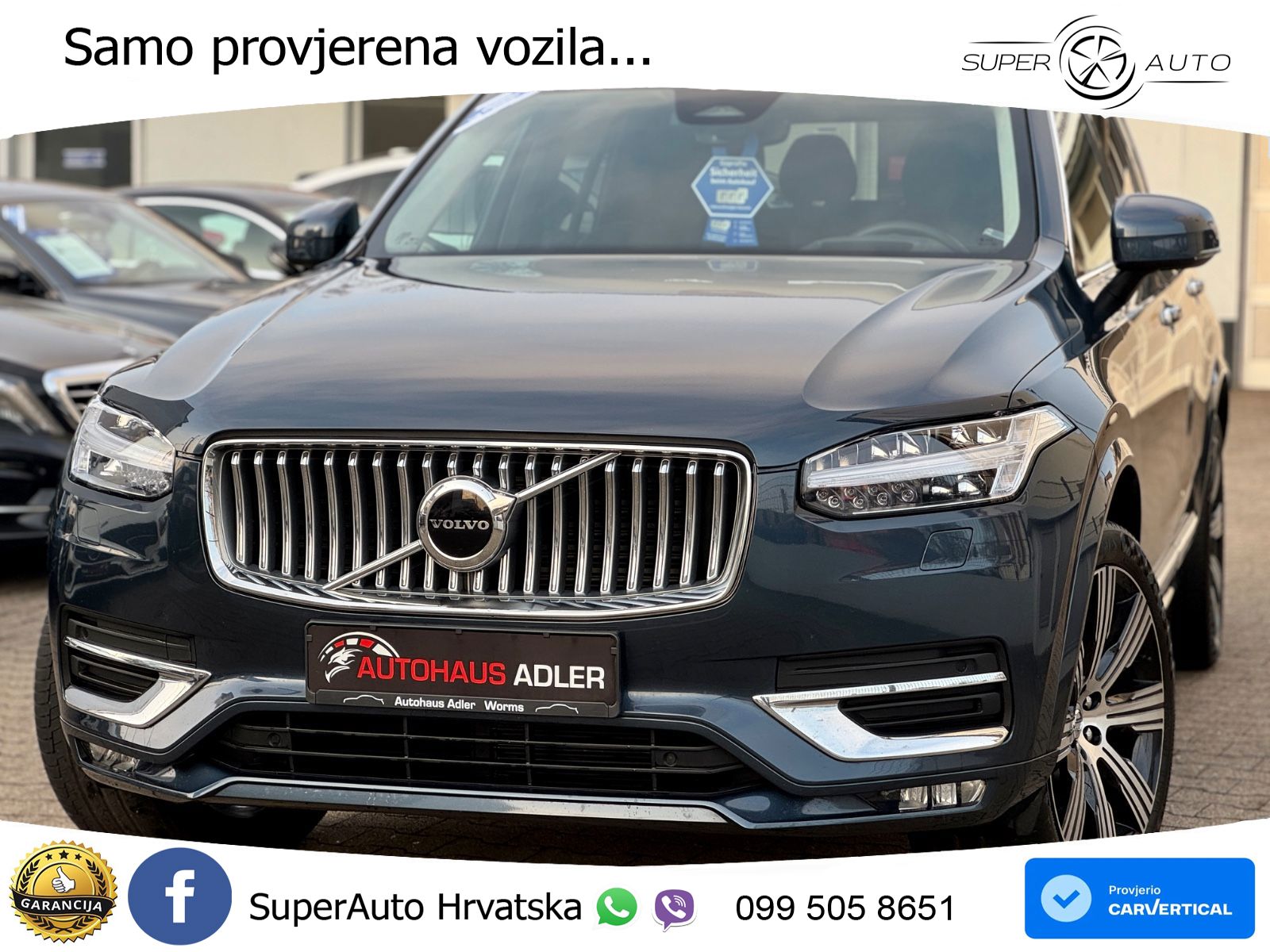 Volvo XC90 2.0 B5 Diesel AWD Automatic LED+GR SJED+ACC